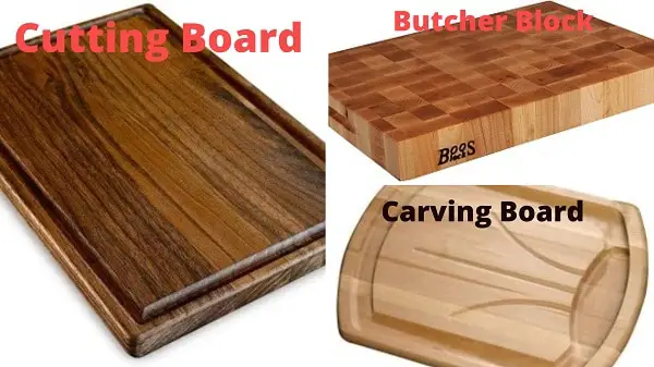 Cutting Board vs Carving Board vs Butcher Block