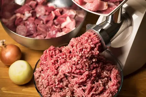 ground meat for hamburger